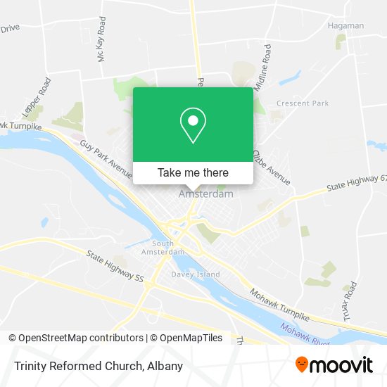 Trinity Reformed Church map