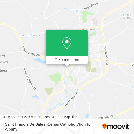 Saint Francis De Sales Roman Catholic Church map