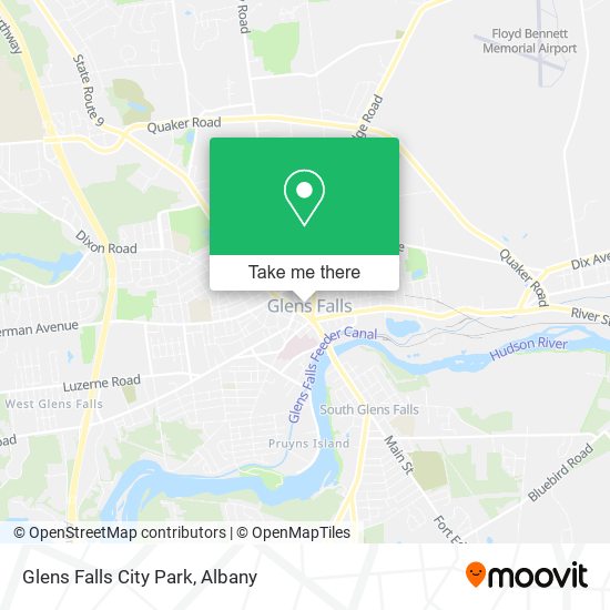 Glens Falls City Park map