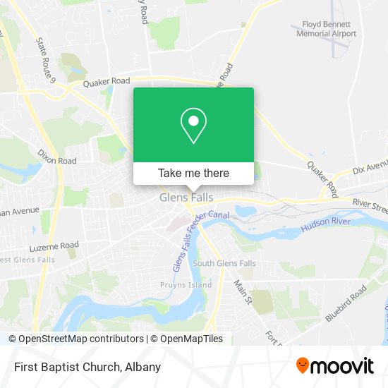 First Baptist Church map