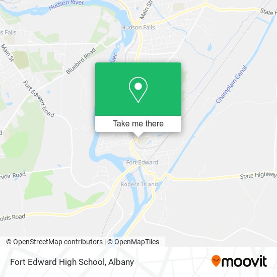 Mapa de Fort Edward High School
