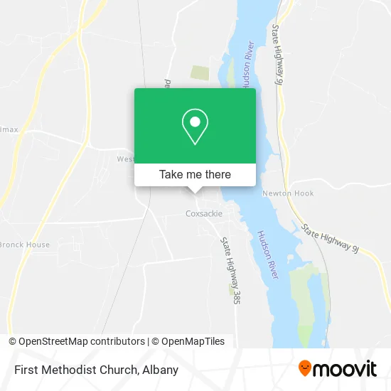 First Methodist Church map