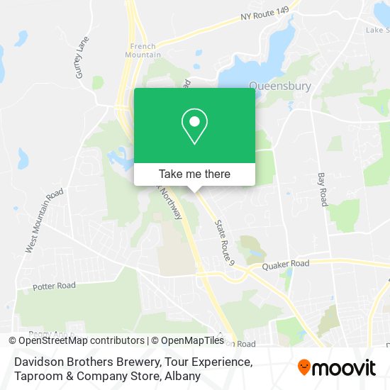 Davidson Brothers Brewery, Tour Experience, Taproom & Company Store map