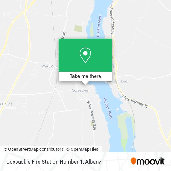 Mapa de Coxsackie Fire Station Number 1