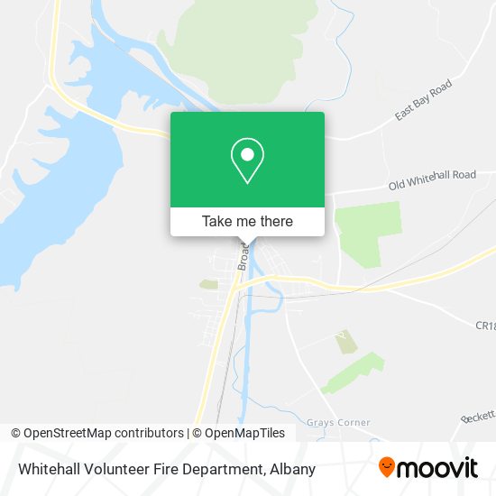 Whitehall Volunteer Fire Department map