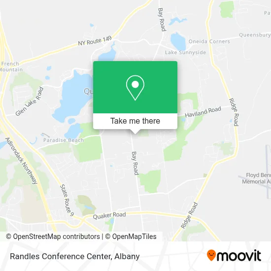 Randles Conference Center map
