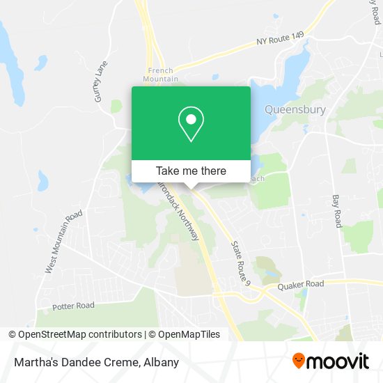 Martha's Dandee Creme map