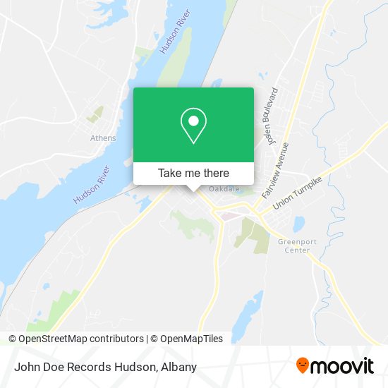 Mapa de John Doe Records Hudson