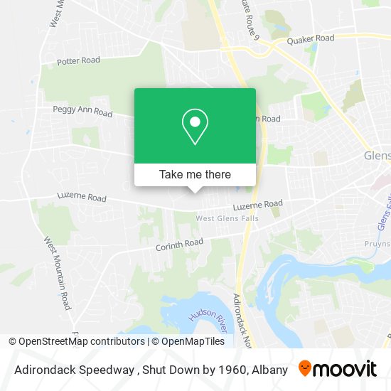 Adirondack Speedway , Shut Down by 1960 map