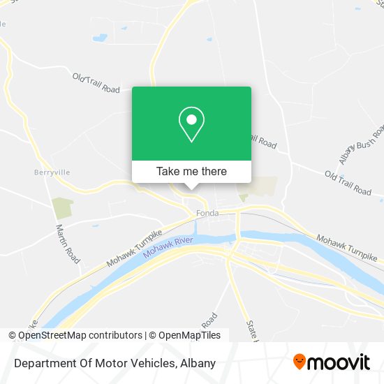 Department Of Motor Vehicles map