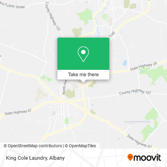 King Cole Laundry map