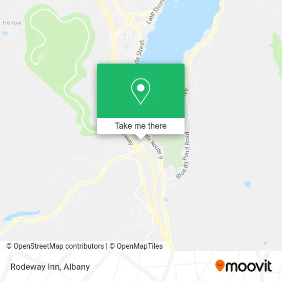 Rodeway Inn map