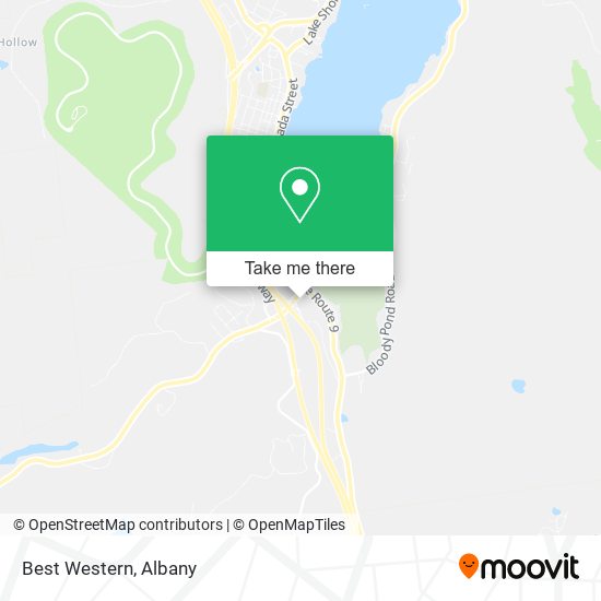 Mapa de Best Western