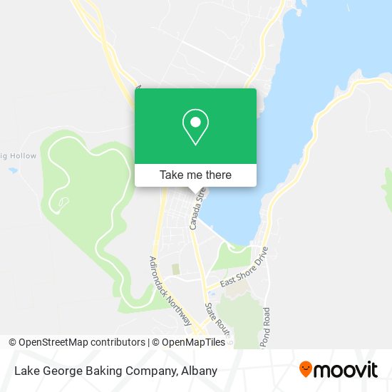 Lake George Baking Company map