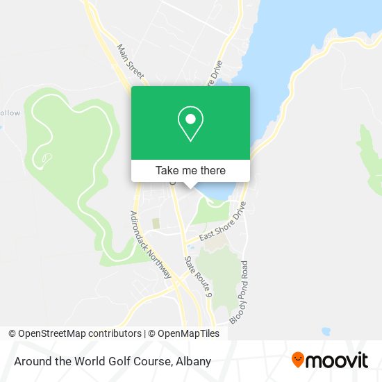 Mapa de Around the World Golf Course