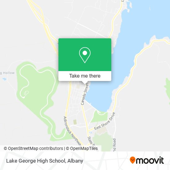 Lake George High School map