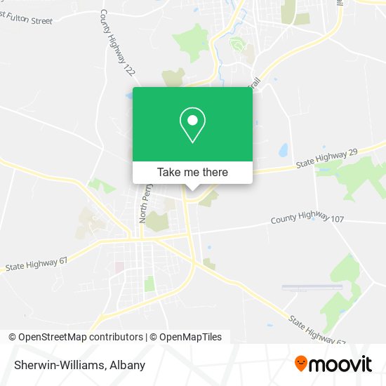 Mapa de Sherwin-Williams