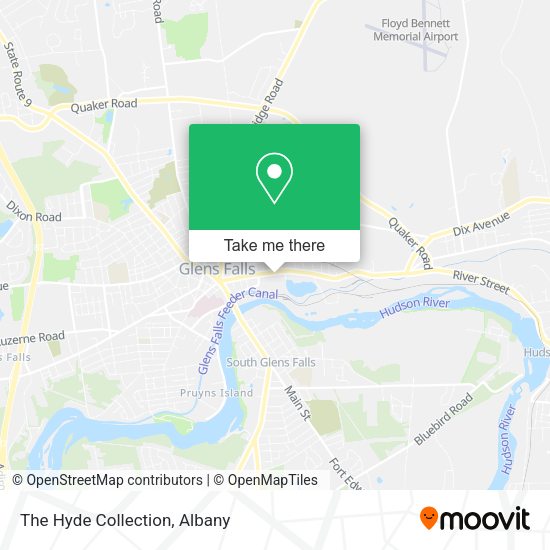 Mapa de The Hyde Collection