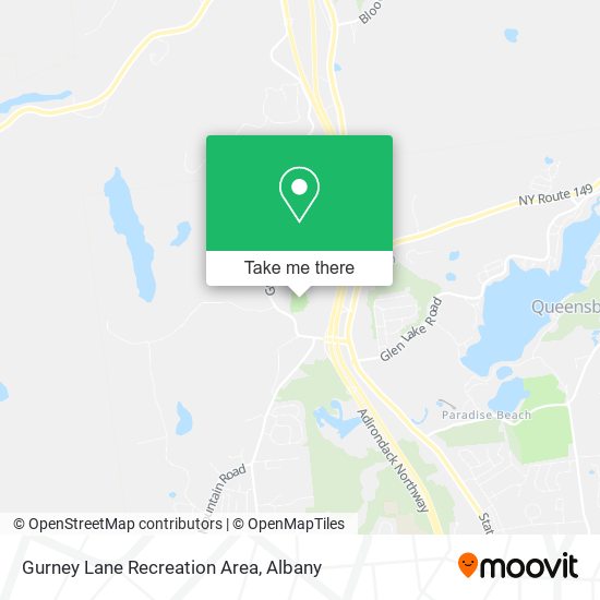 Gurney Lane Recreation Area map