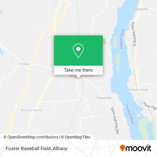 Mapa de Foster Baseball Field
