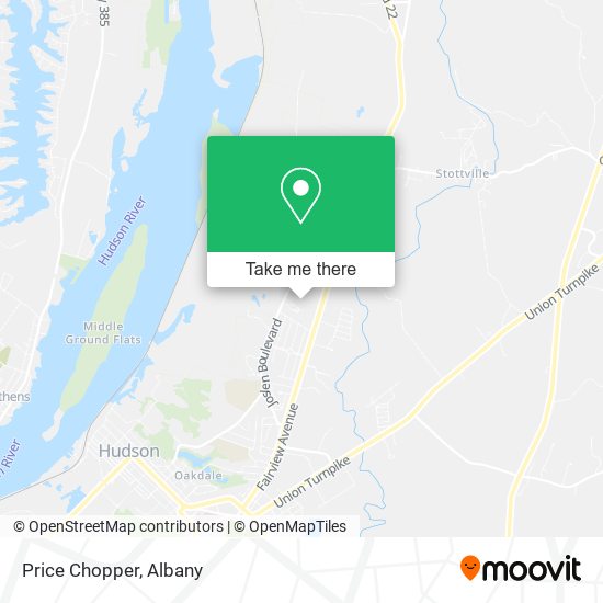 Mapa de Price Chopper