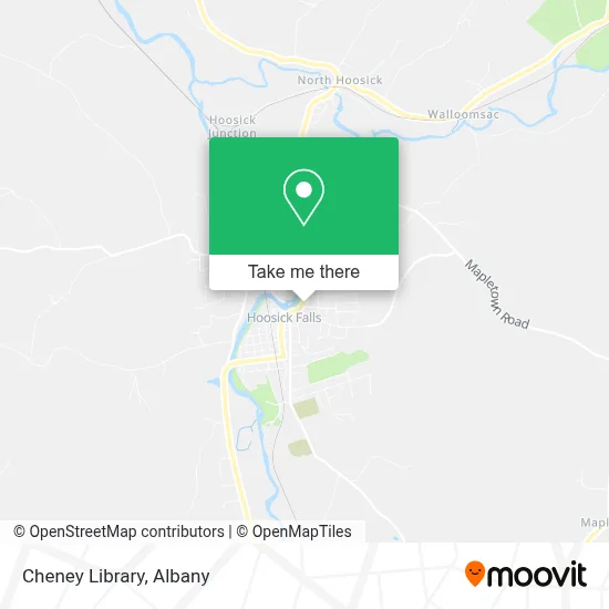 Cheney Library map