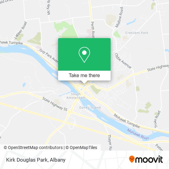 Kirk Douglas Park map