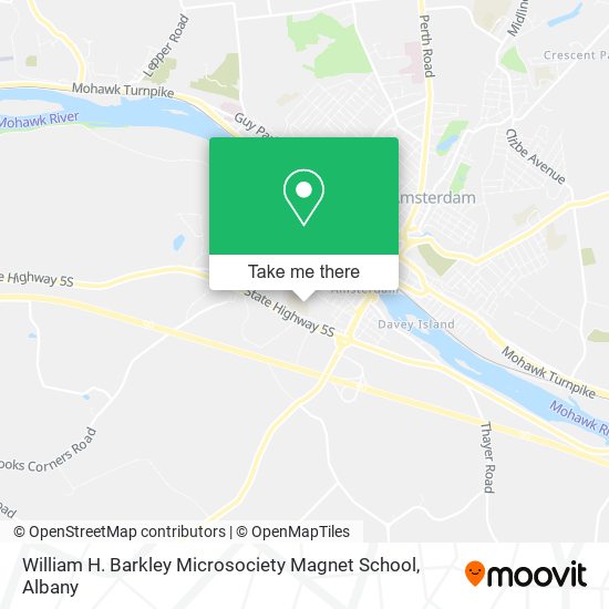 Mapa de William H. Barkley Microsociety Magnet School