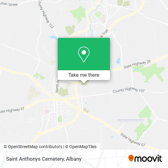 Mapa de Saint Anthonys Cemetery