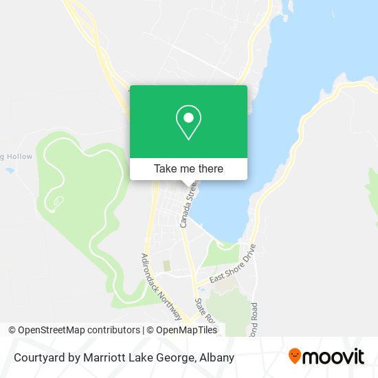 Mapa de Courtyard by Marriott Lake George