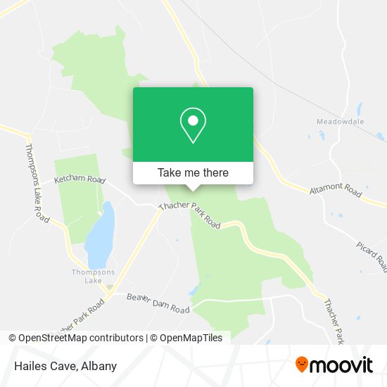 Mapa de Hailes Cave