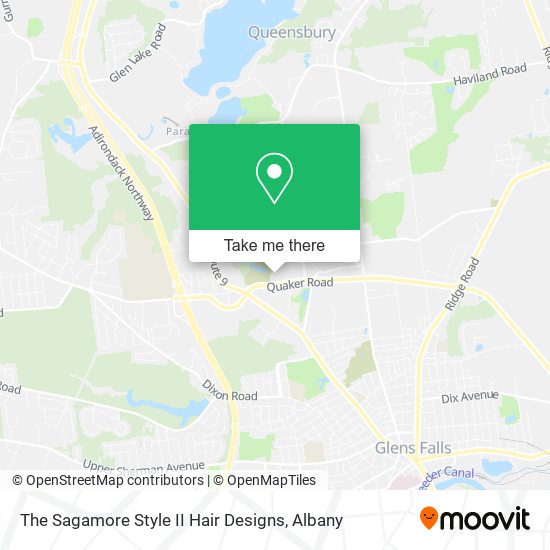 The Sagamore Style II Hair Designs map