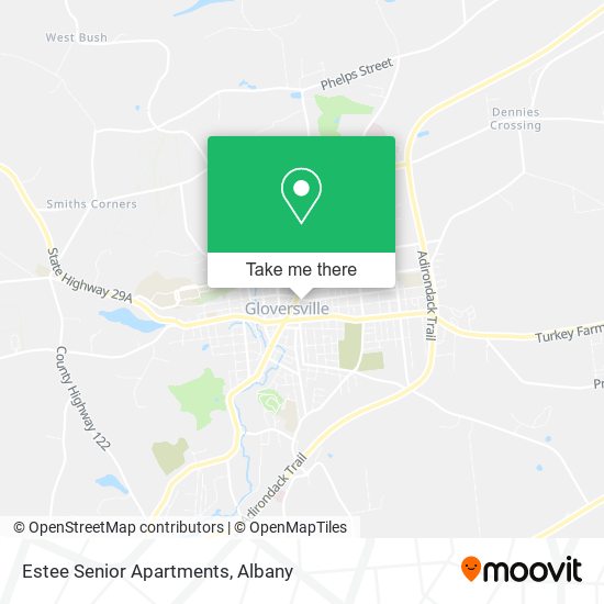 Mapa de Estee Senior Apartments