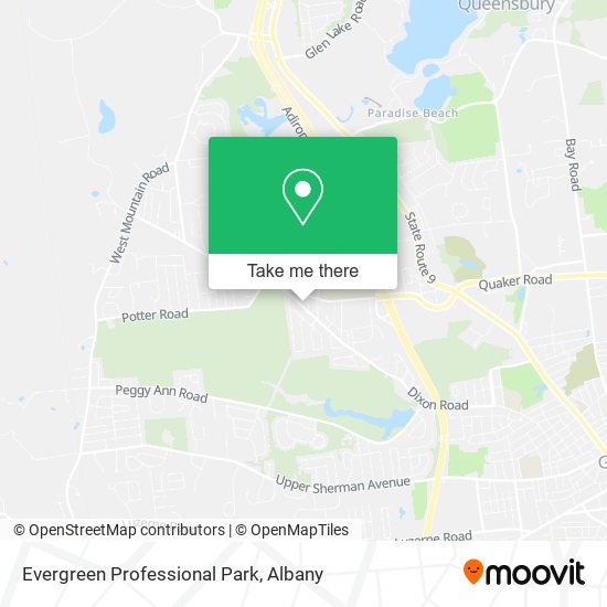 Mapa de Evergreen Professional Park