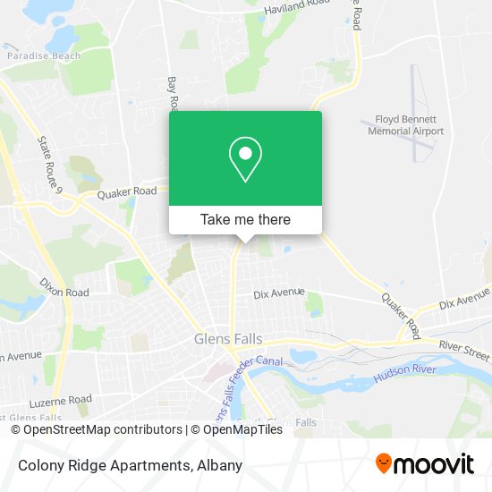 Mapa de Colony Ridge Apartments
