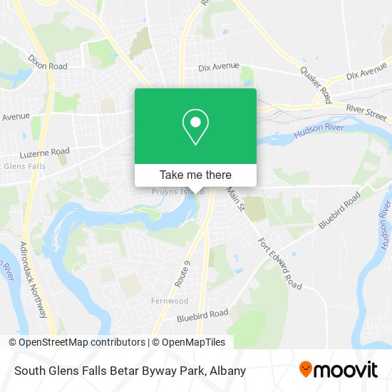 South Glens Falls Betar Byway Park map
