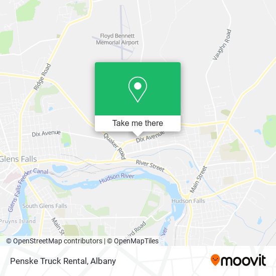 Penske Truck Rental map