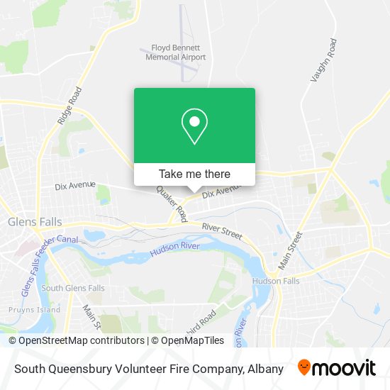 South Queensbury Volunteer Fire Company map