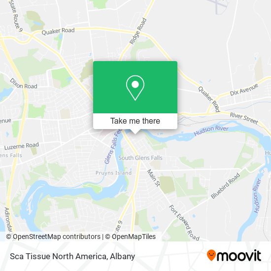 Sca Tissue North America map