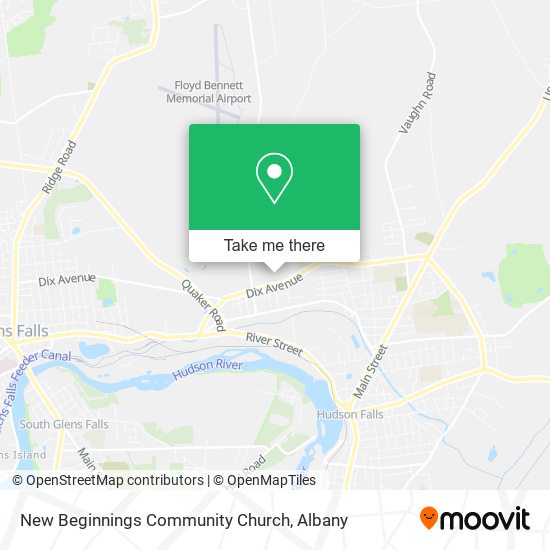 New Beginnings Community Church map