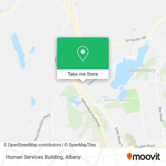 Human Services Building map