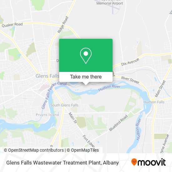 Mapa de Glens Falls Wastewater Treatment Plant