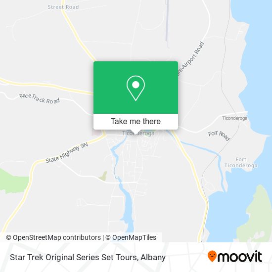 Mapa de Star Trek Original Series Set Tours