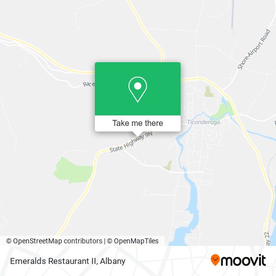 Mapa de Emeralds Restaurant II