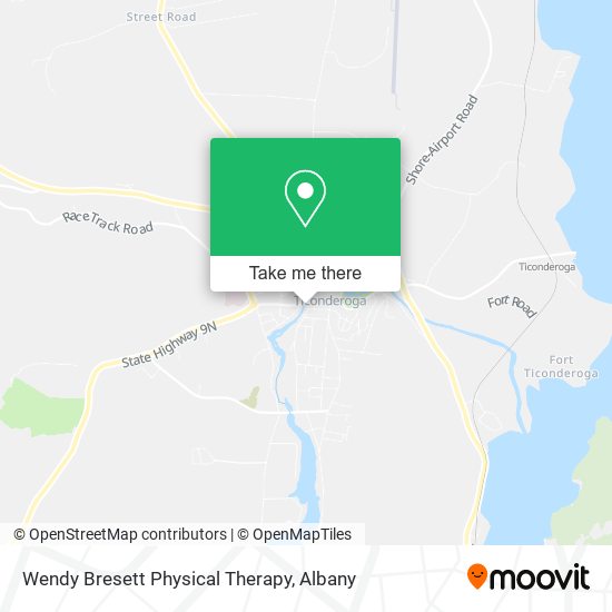 Wendy Bresett Physical Therapy map
