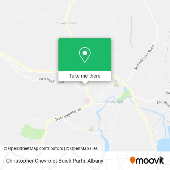 Christopher Chevrolet Buick Parts map