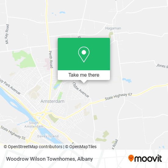 Woodrow Wilson Townhomes map