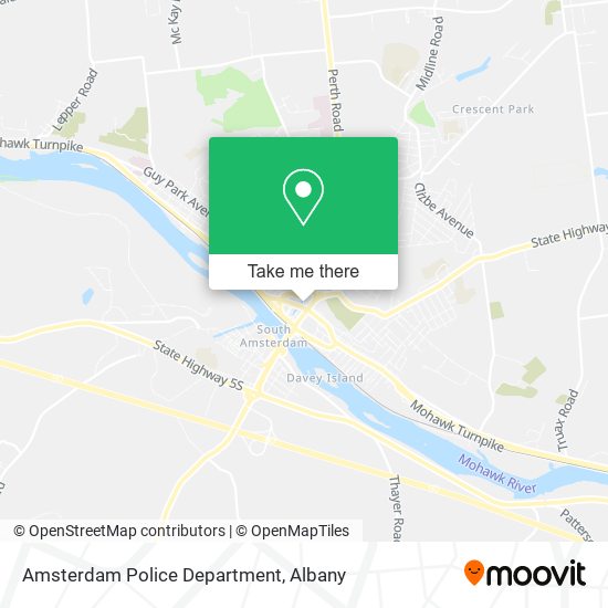 Amsterdam Police Department map