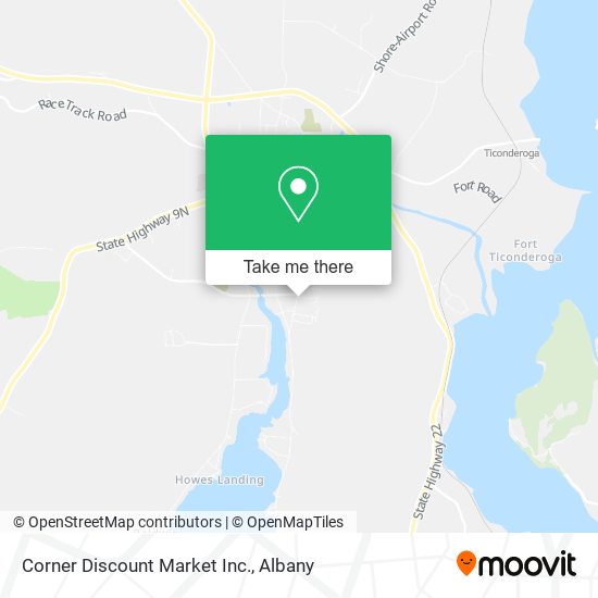 Corner Discount Market Inc. map