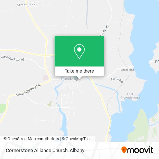 Cornerstone Alliance Church map